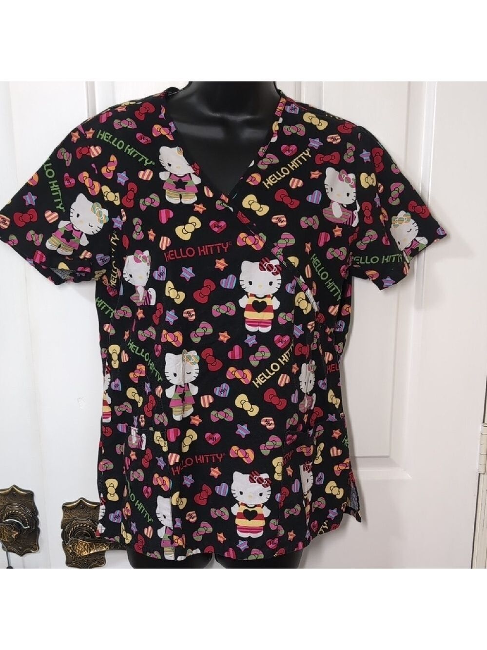 Hello Kitty Scrub Top Size medium